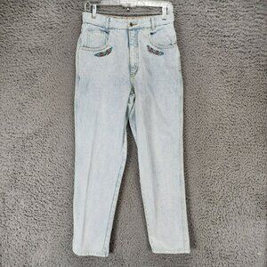 Kyoto Jeans Womens 28 Light Wash High Rise Shaping Slim